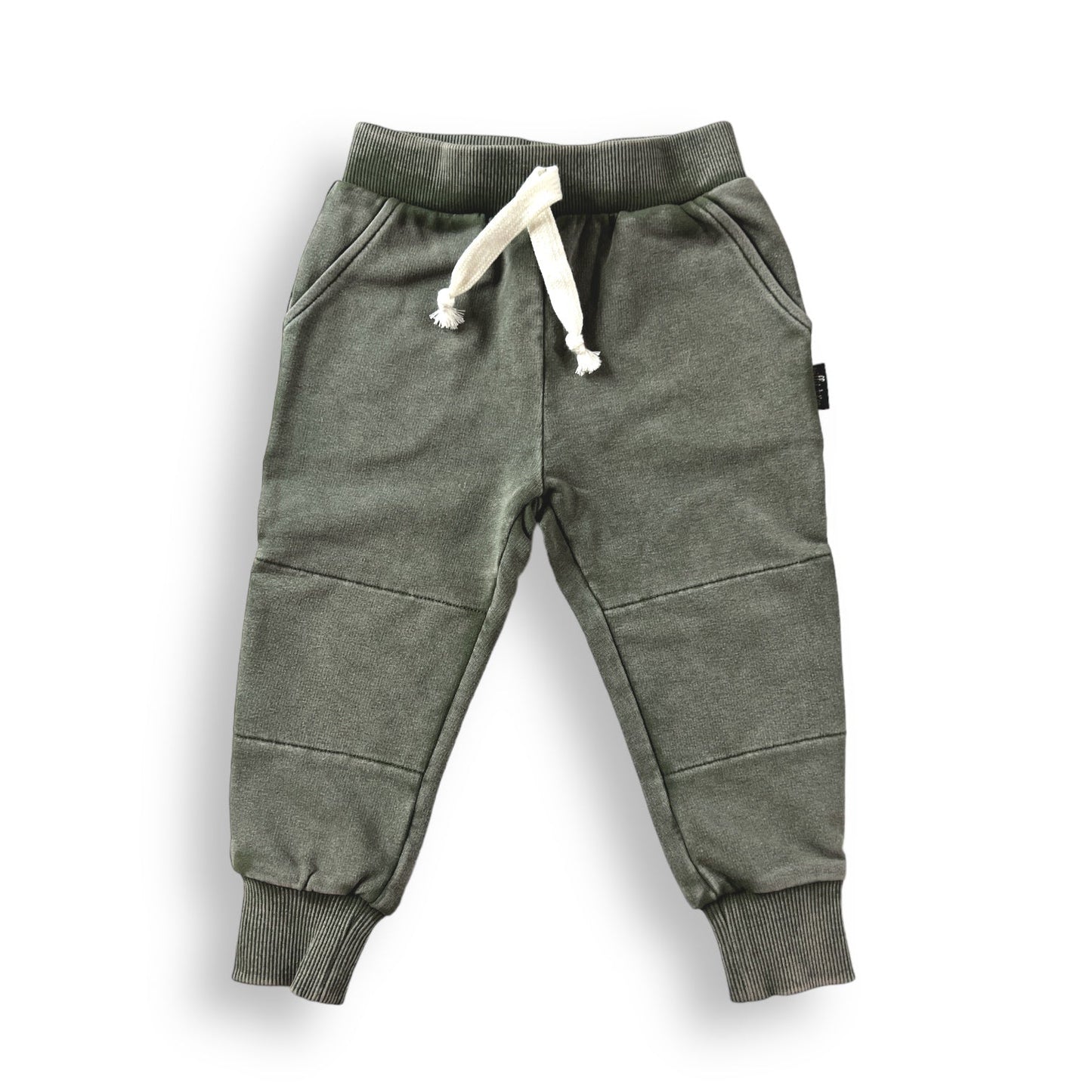 JOGGERS- Moss Snow Wash French Terry