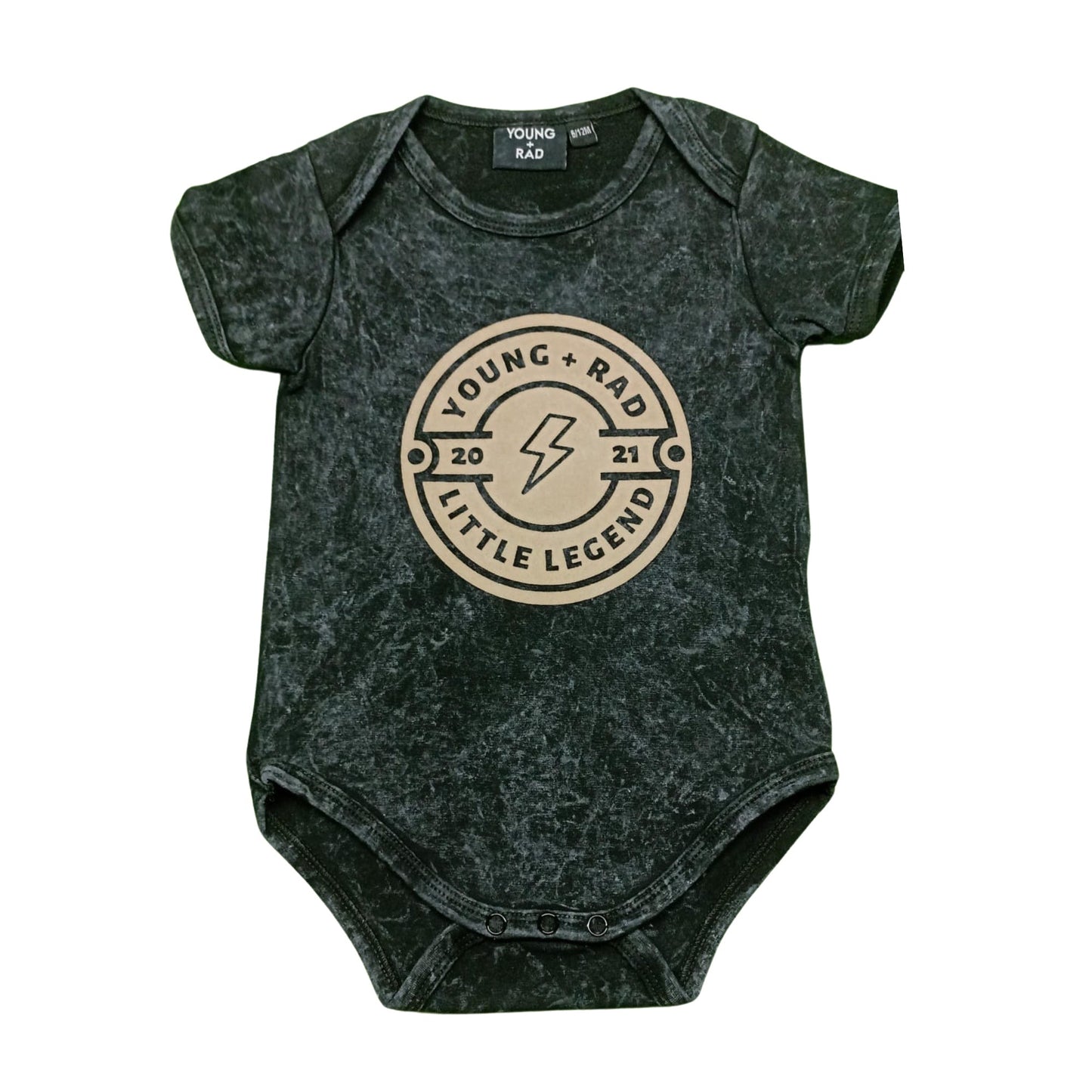 LITTLE LEGEND ONESIE // BLACK