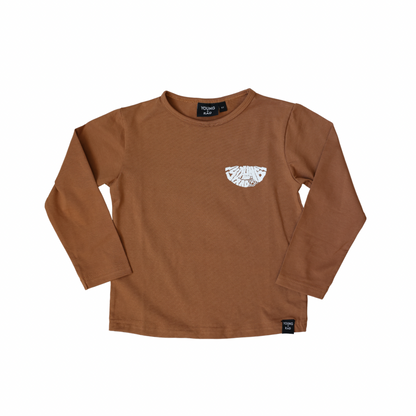 RETRO SURF SMILEY LONG SLEEVE - SPICE