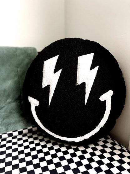 Black Smiley Plush