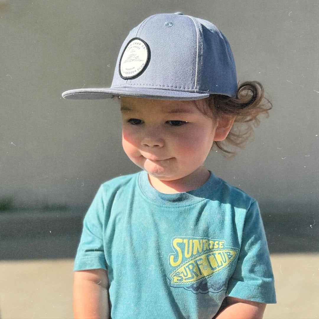 Tiny Shredder Club Snapback - Dusk Navy Youth