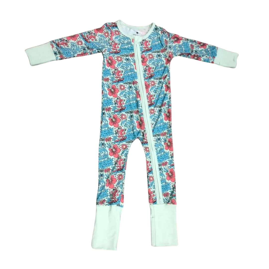 Merry Vibes Bamboo PJs Zip