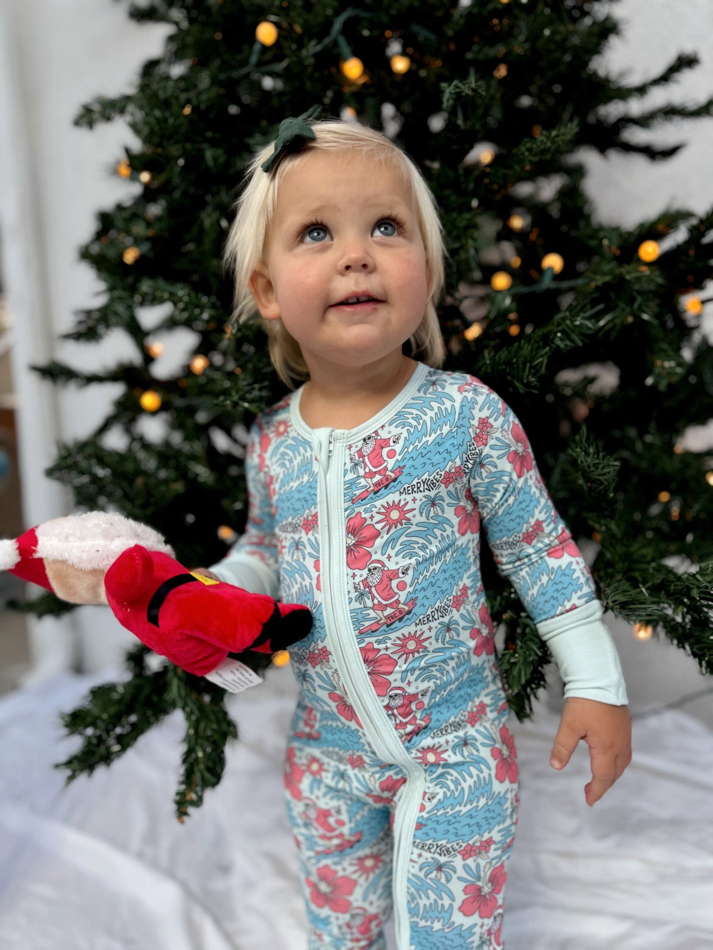 Merry Vibes Bamboo PJs Zip