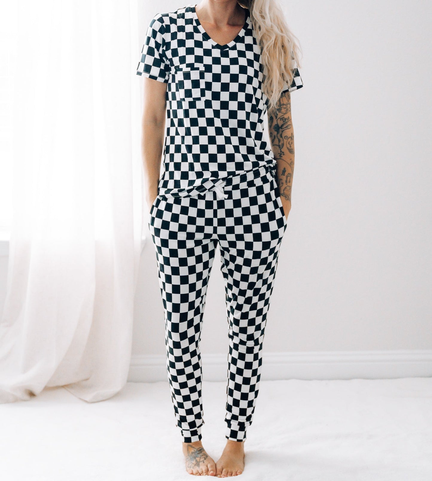 MAMA JOGGERS- B+W Check