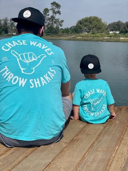 Chase Waves Throw Shakas Tee